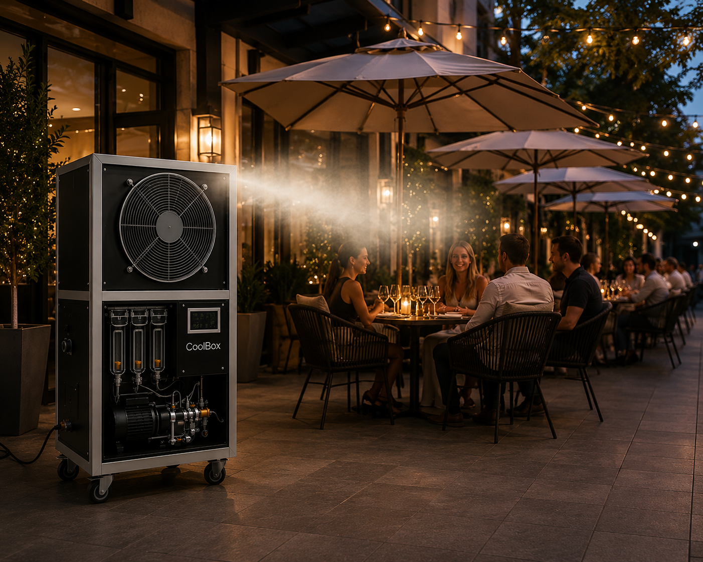 CoolBox na letní terase